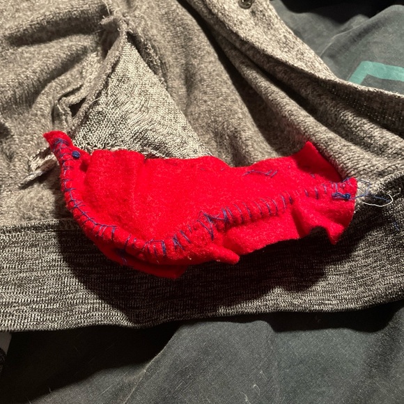 Brooklyn Cloth Gray Button-Up Sweater - Picture 10 of 12